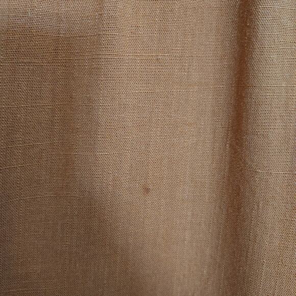 Umgee Orange Linen Tunic Blouse w/Ruffle Size L - Picture 12 of 12